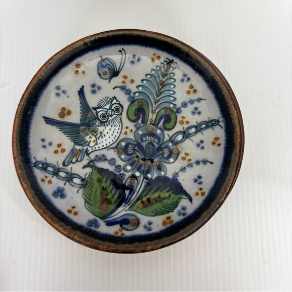 Ken Edwards Tonala Blue Bird 5 Salad Plates 6 1/2" El Palomar Mexican Pottery - Picture 5 of 10